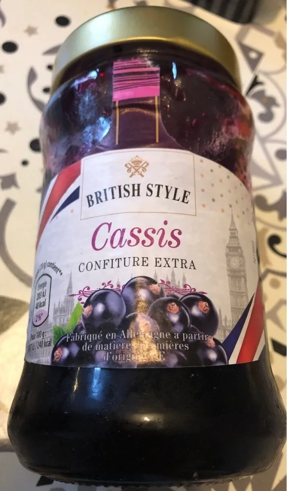 Confiture extra de cassis