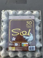 30 oeufs - Poules élevées au sol