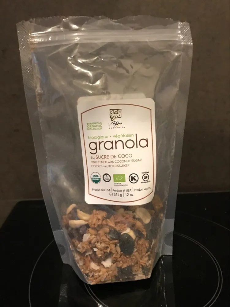 Granola au sucre de coco