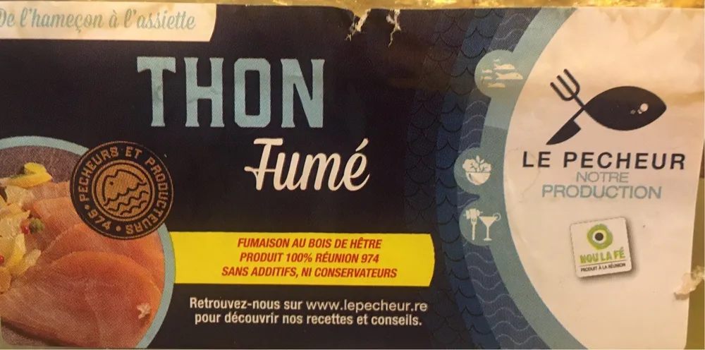 Thon germon fumé à froid tranché