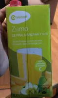 Zumo de piña manzana y uva