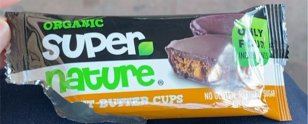 Organic super nature peanut butter cups