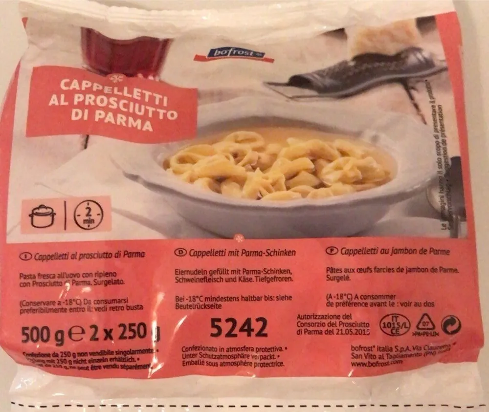 Cappelletti al prosciutto di Parma