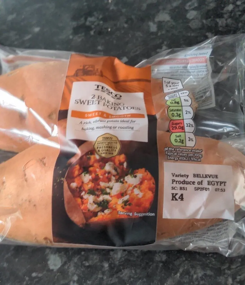 2 Baking Sweet Potatoes