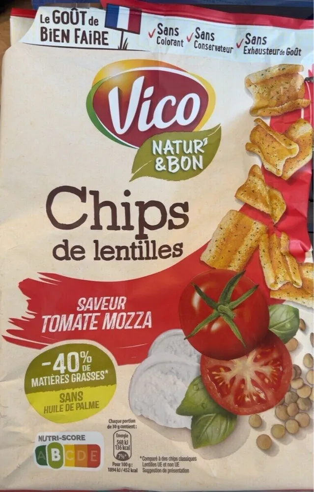 Chips de lentilles