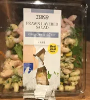 Prawn layered salasld