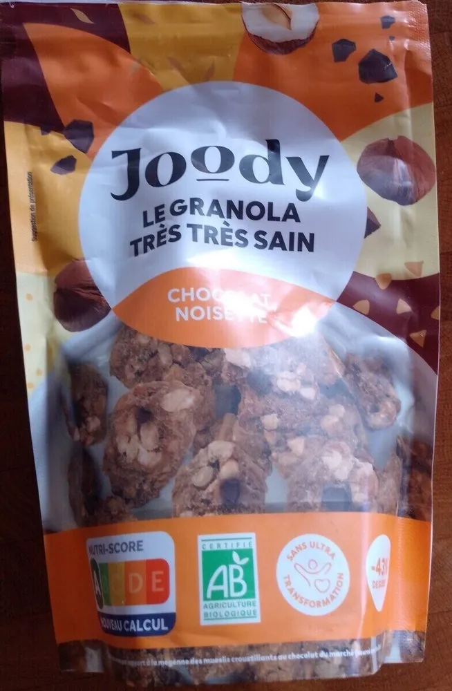 Le granola très très sain chocolat noisette