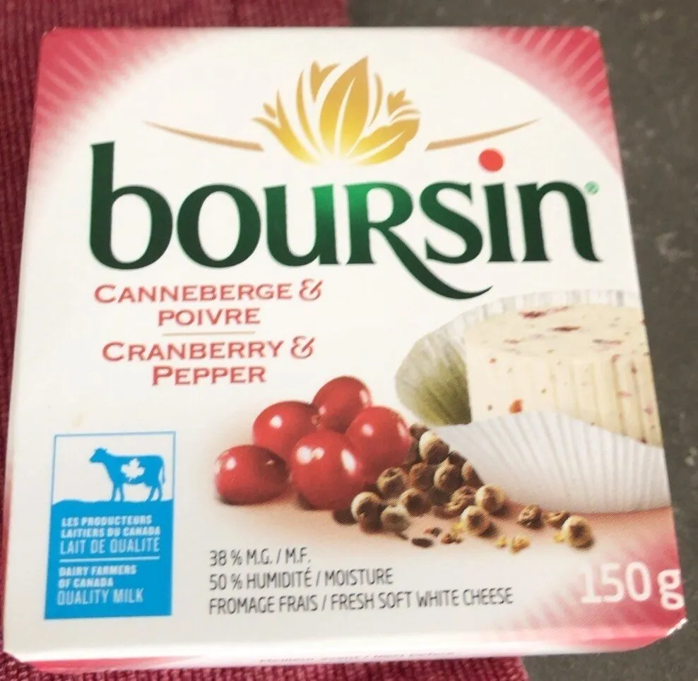 Boursin canneberge et poivre