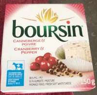 Boursin canneberge et poivre