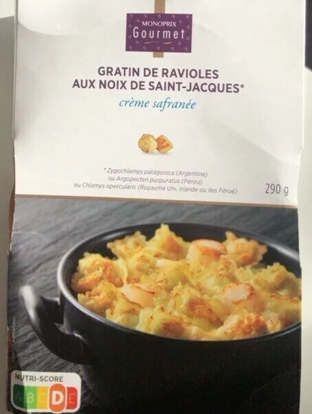 Gratin De Ravioles Aux Noix De Saint-Jacques