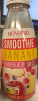 Smoothie banane framboise