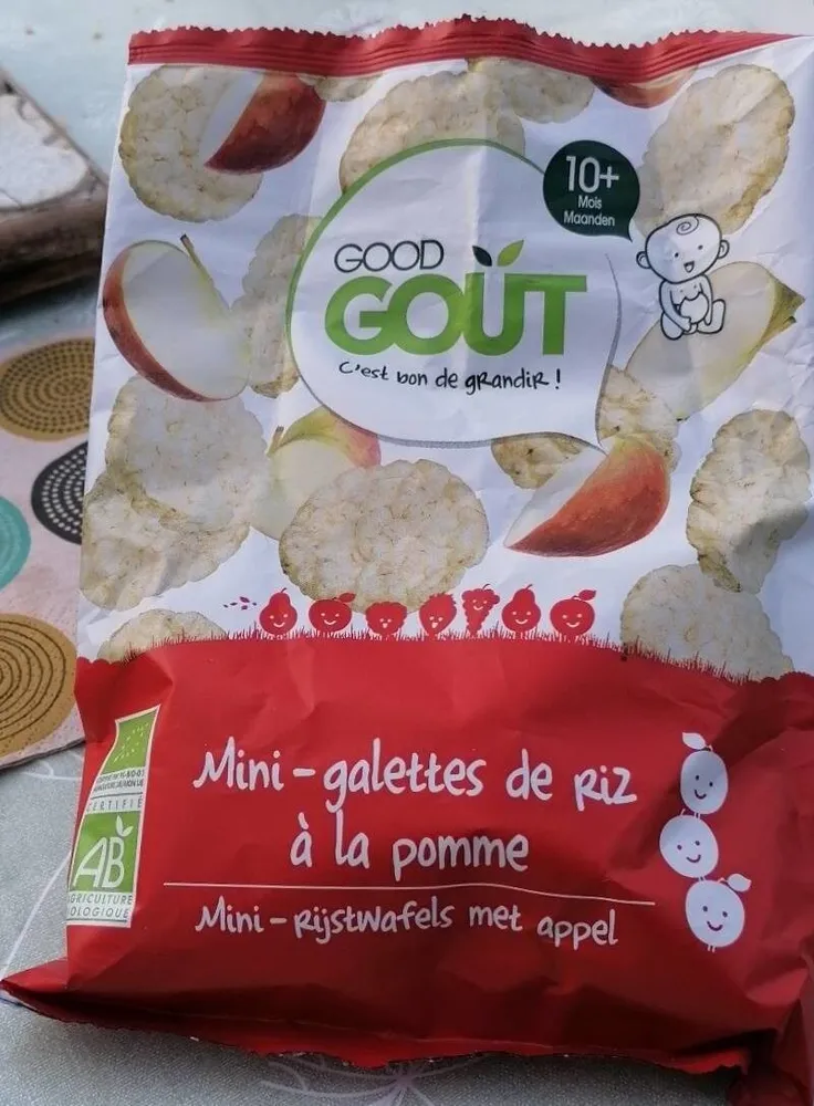 Mini galettes de riz à la pomme
