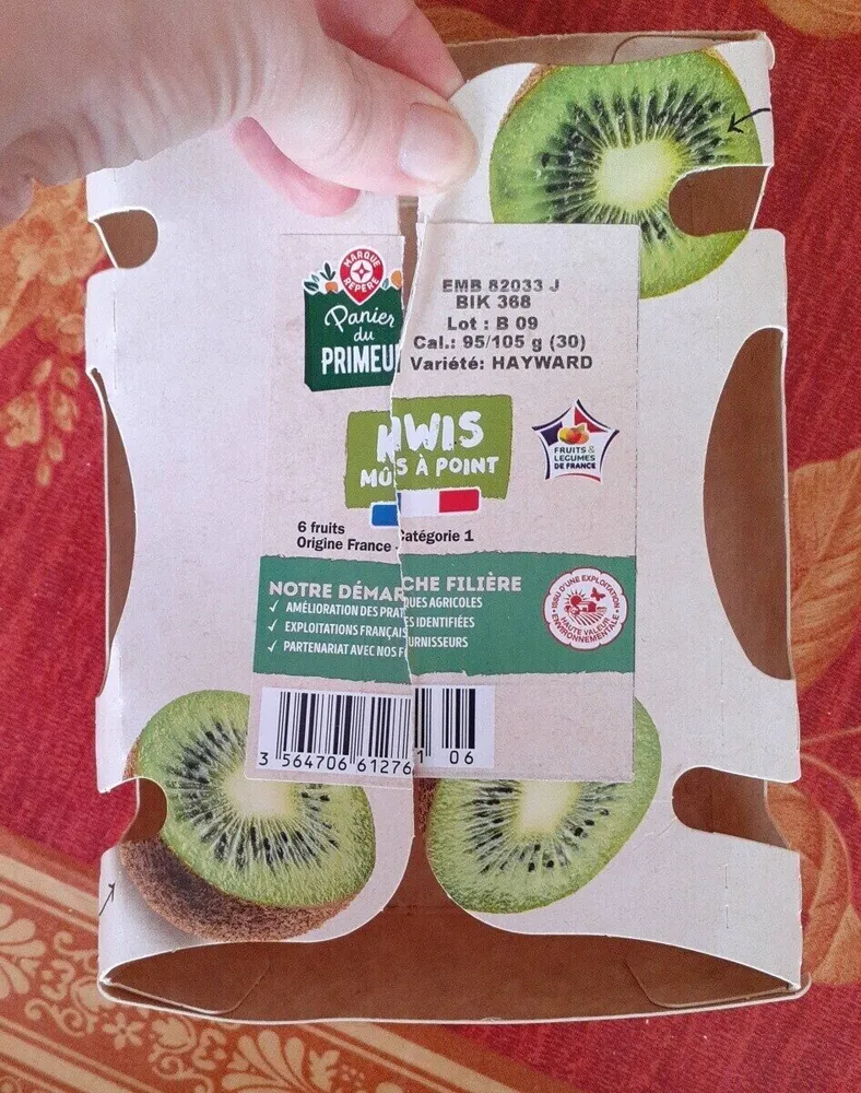 Kiwis mûrs à point