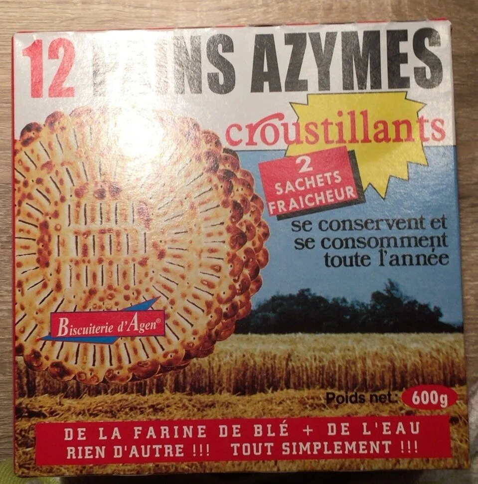 Pains azymes