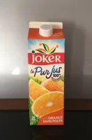 Jus d'orange sans pulpe