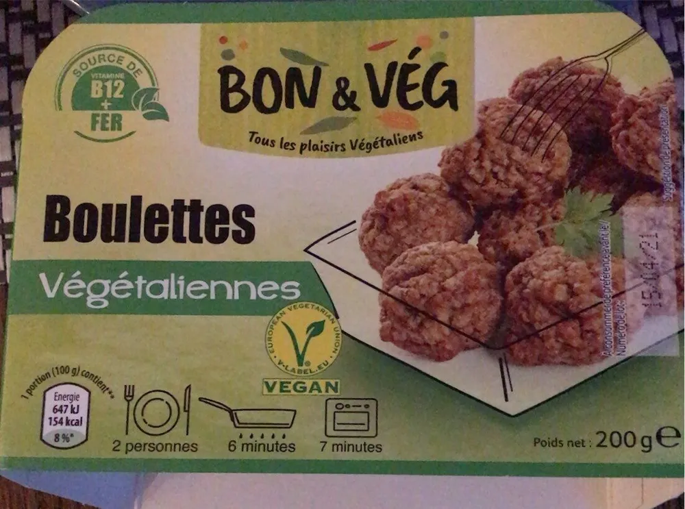 Boulettes végétaliennes