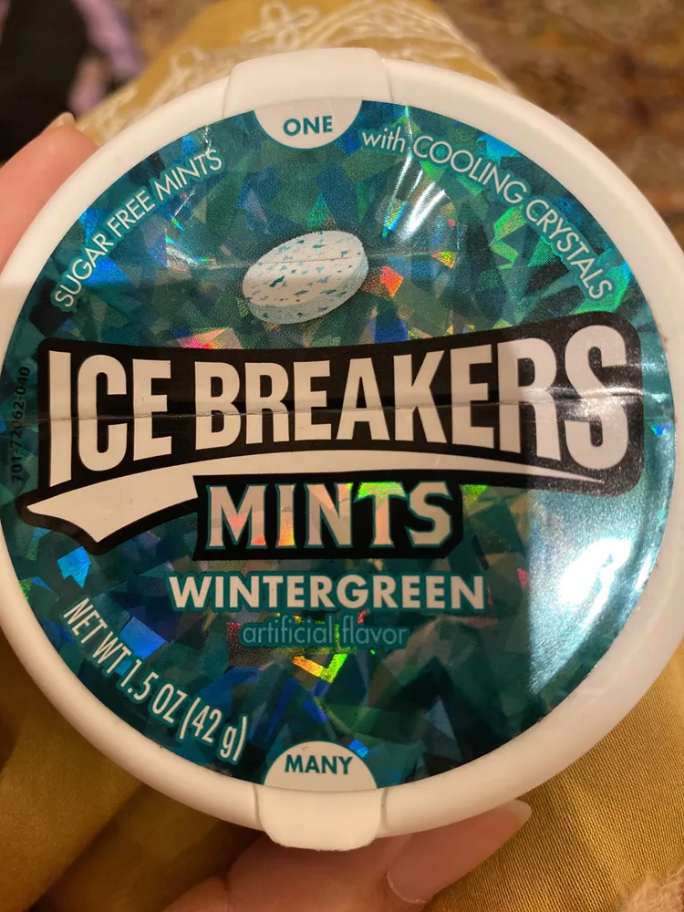 Ice Breakers Wintergreen disc