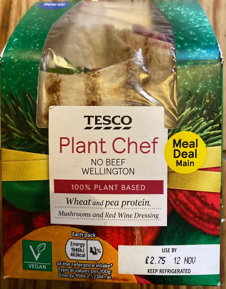 Plant Chef No Beef Wellington Wrap