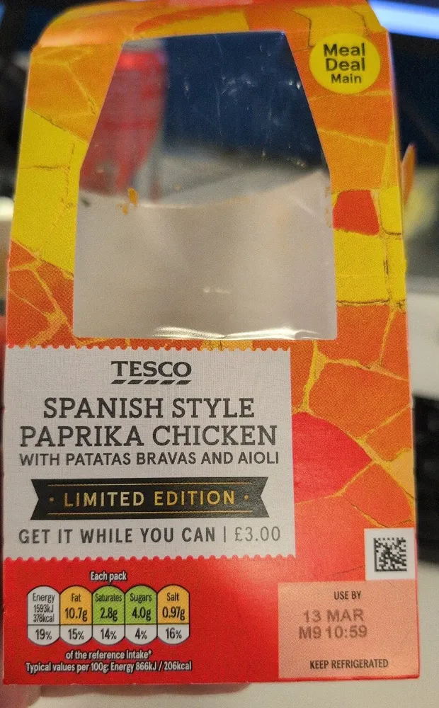 Spanish Style Paprika Chicken