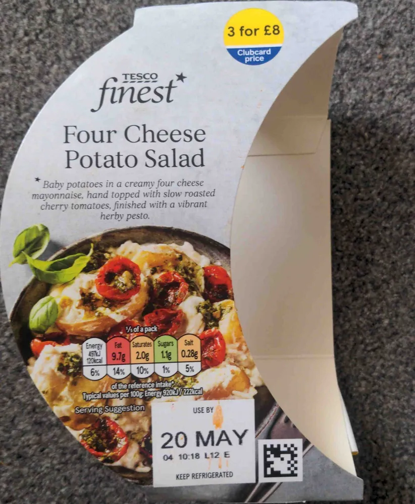 finest Four Cheese Potato Salad