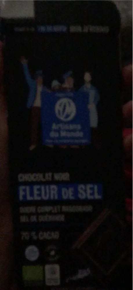 Chocolat noir fleur de sel