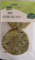 Burger zucchine piselli patate