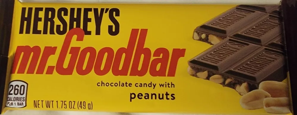 mr. Goodbar chocolate candy with peanuts