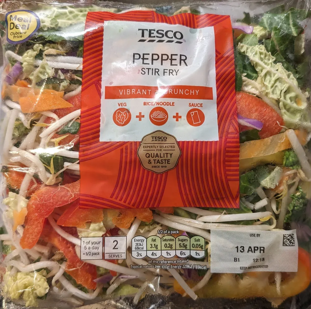 Pepper stir fry