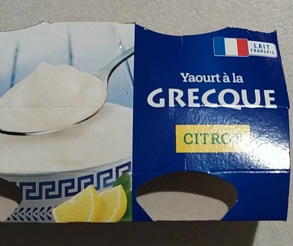 Yaourts a la grecque citron