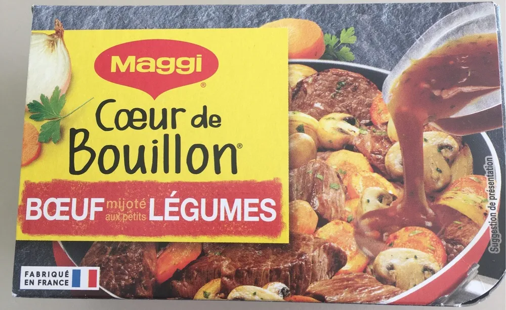 Coeur de bouillon boeuf mijoté aux petits légumes