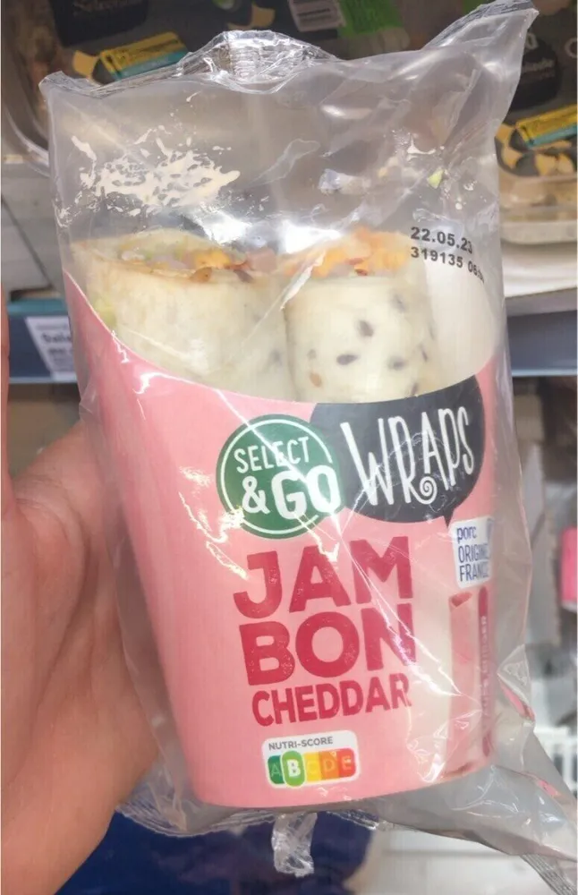 Wraps Jambon Cheddar