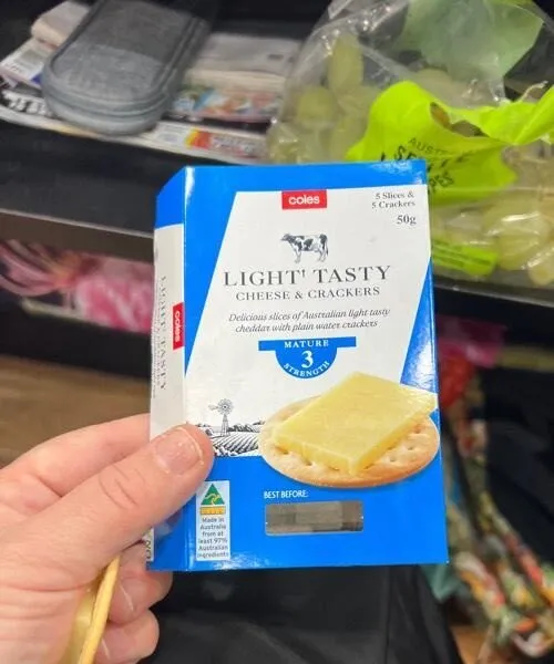 Light & Tasty Cheese and Crackers