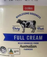 Full cream milk