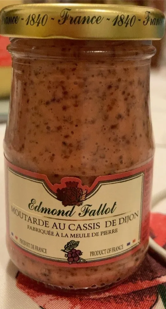 Moutarde au cassis de dijon