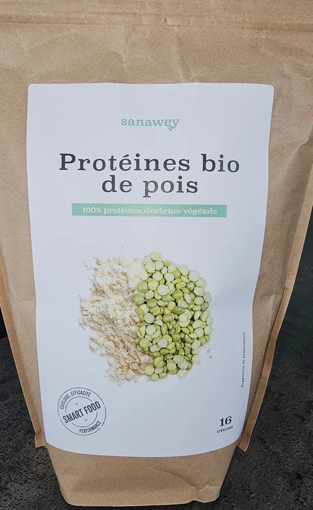 Protéines bio de pois
