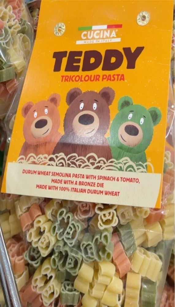 Teddy tricolour pasta