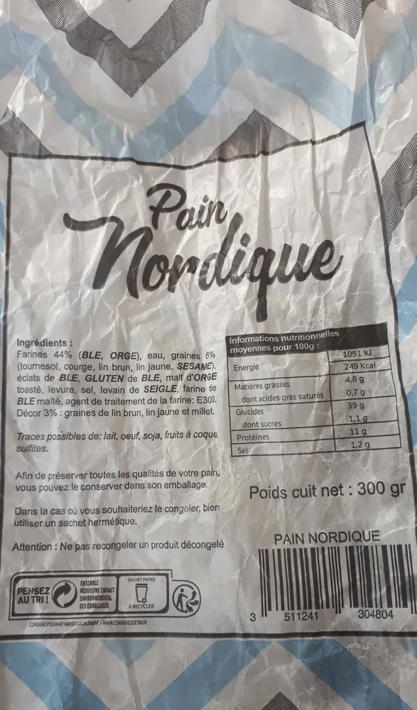 pain nordique