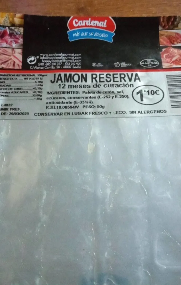 Jamón Reserva