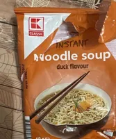 Noodle soup duck flavor