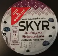 Skyr Heidelbeere-Holunderbeere