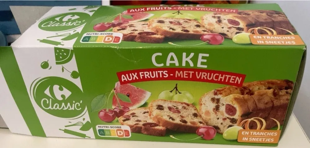 Cake aux fruits