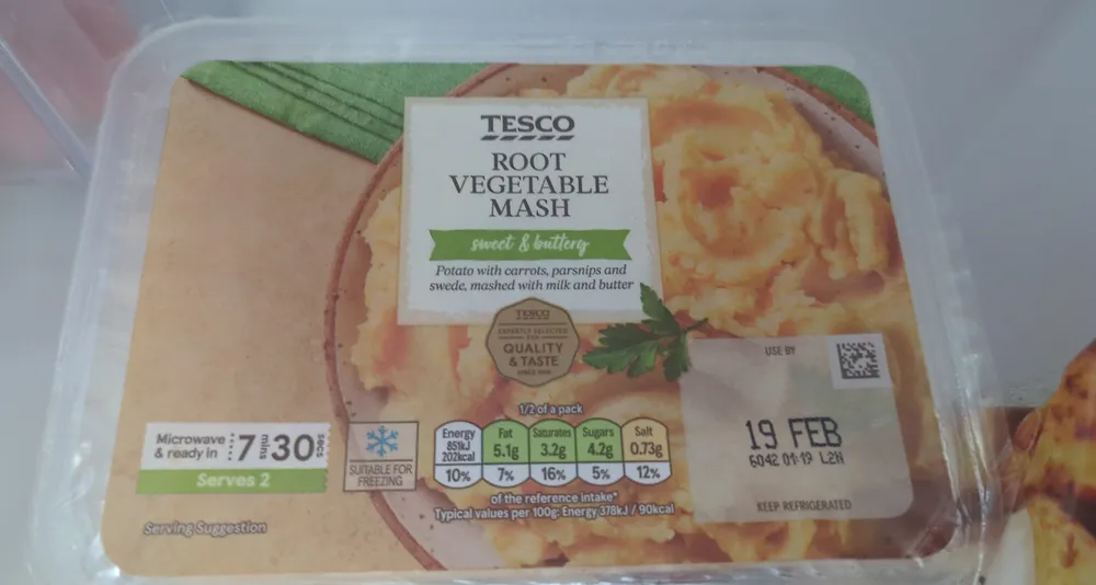root veg Mash
