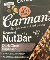 Dark choc espresso roasted nut bar