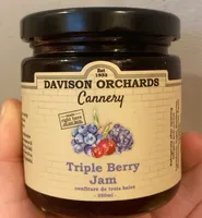 davidson orchards tripple berry jam