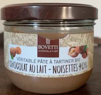Véritable pâte à tartiner bio chocolat au lait