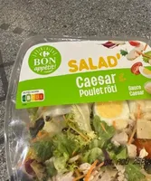 Salade caesar poulet rôti