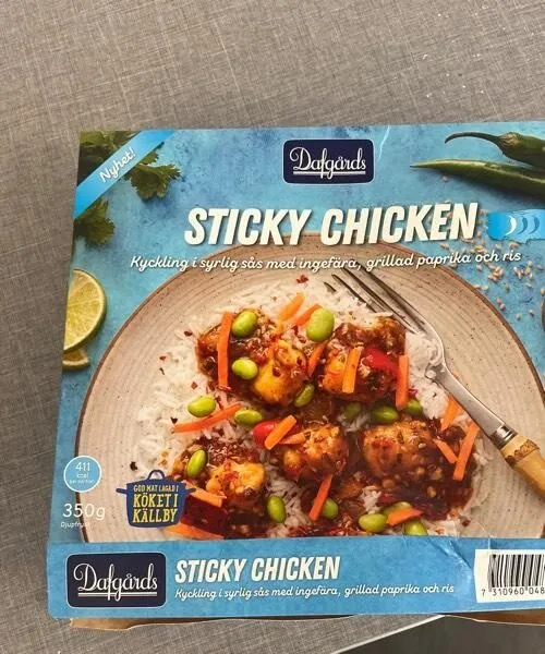 Sticky chicken