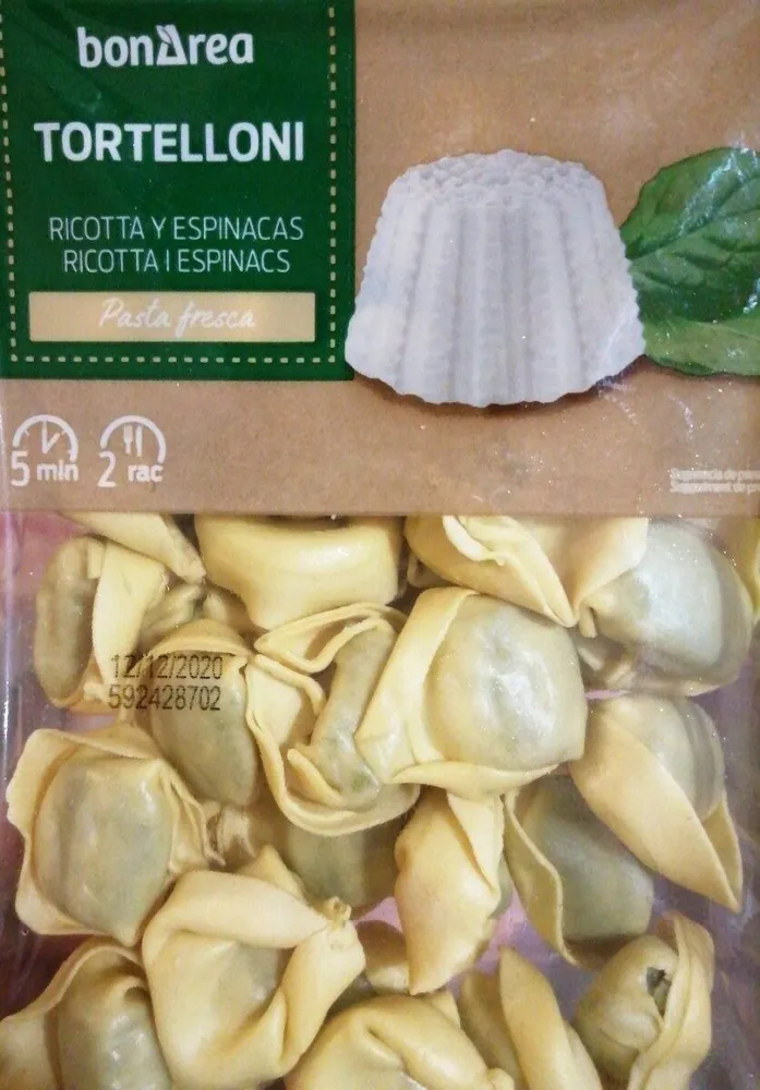 TORTELLONI Ricotta y Espinacas