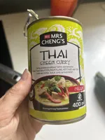 Mrs Chengs Thai Green Curry sauce