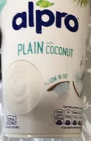Plain coconut soya yogurt